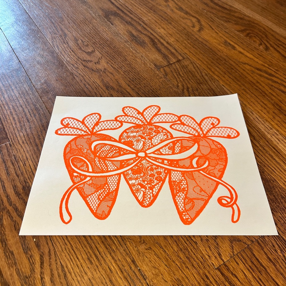 Orange Carrot DTF transfer - Easter